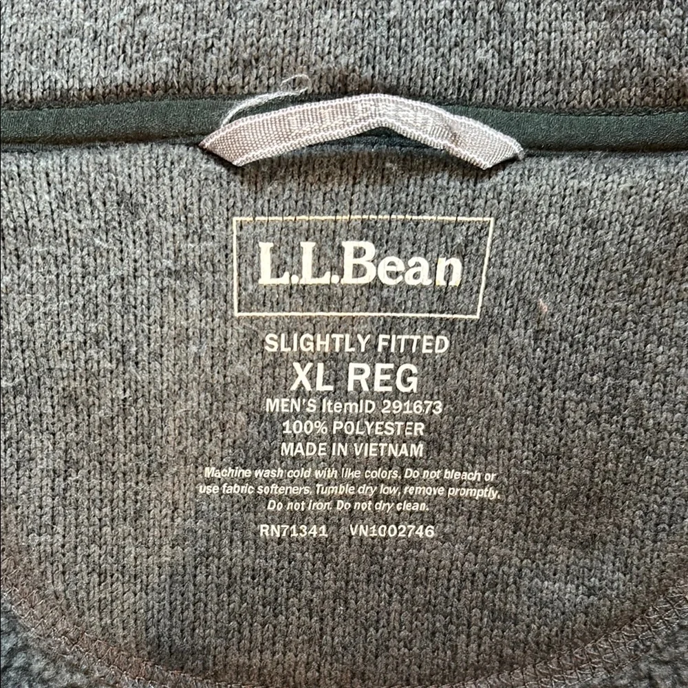 Men's L.L. Bean Gray Jacket, XL - Picture 3 of 3